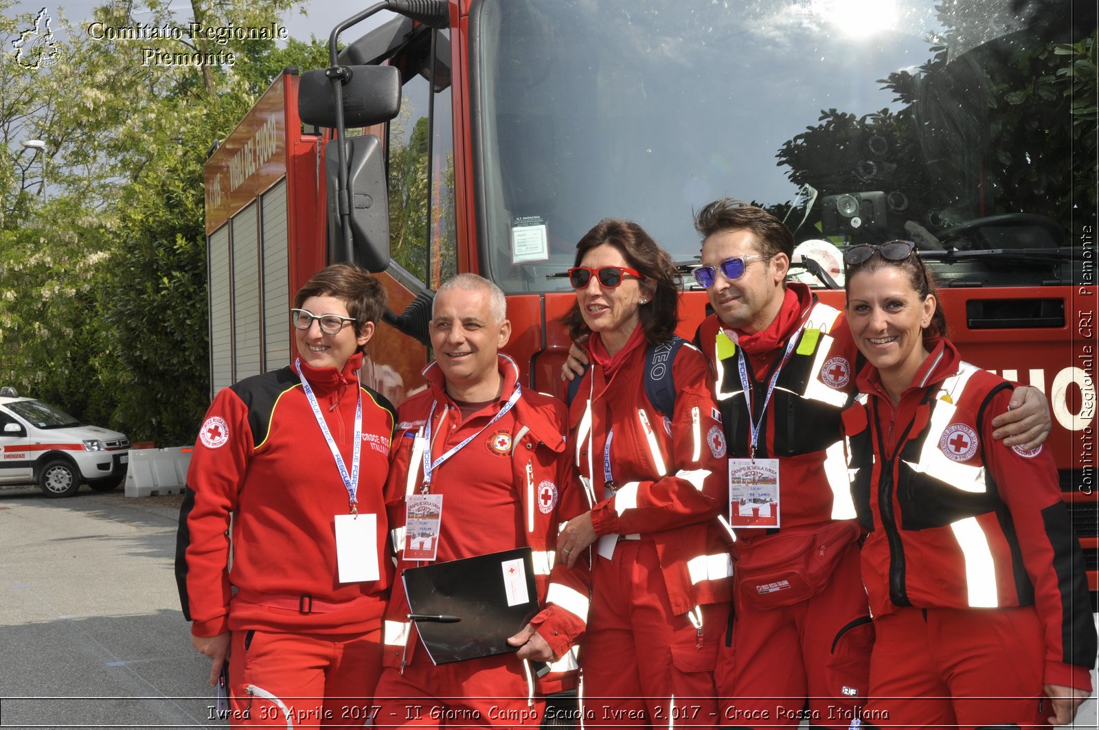 Ivrea 30 Aprile 2017 - II Giorno Campo Scuola 2.017 - Croce Rossa Italiana- Comitato Regionale del Piemonte