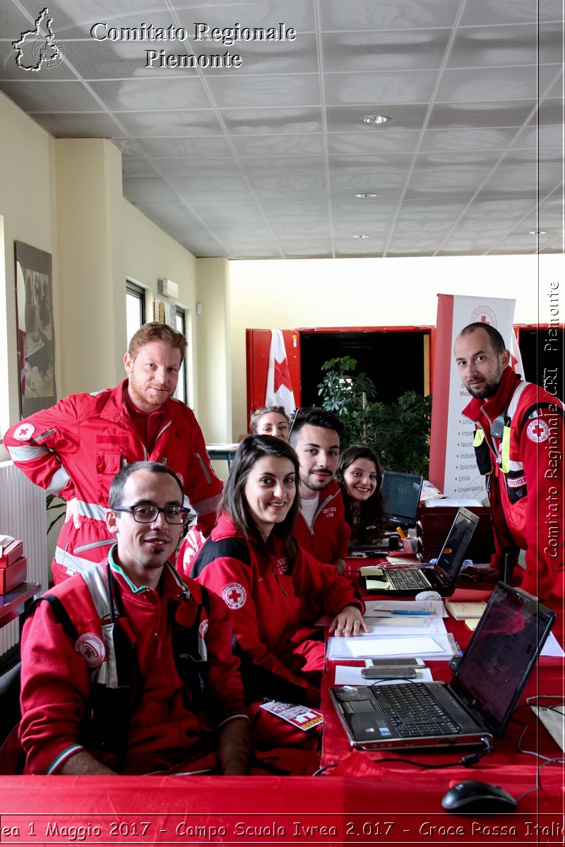 Ivrea 1 Maggio 2017 - Campo Scuola Ivrea 2.017 - Croce Rossa Italiana- Comitato Regionale del Piemonte