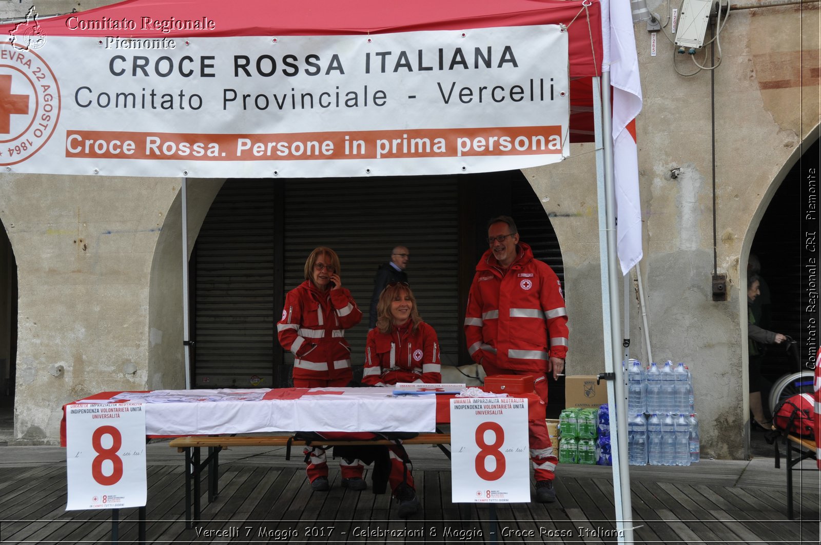 Vercelli 7 Maggio 2017 - Celebrazioni 8 Maggio 2.017 - Croce Rossa Italiana- Comitato Regionale del Piemonte