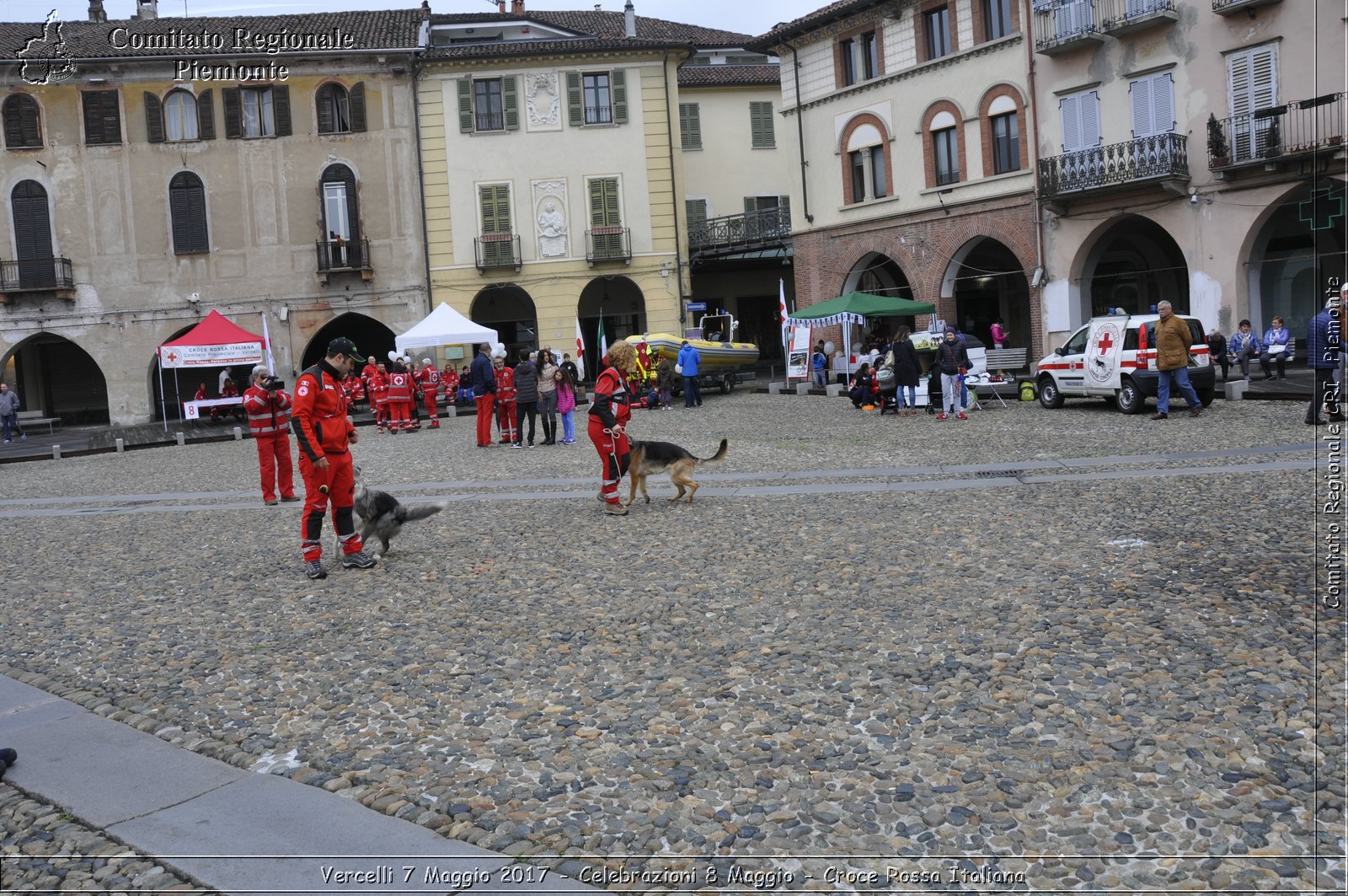 Vercelli 7 Maggio 2017 - Celebrazioni 8 Maggio 2.017 - Croce Rossa Italiana- Comitato Regionale del Piemonte