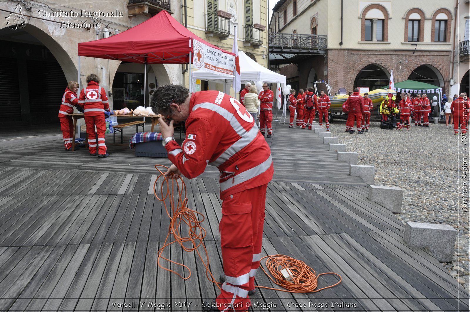 Vercelli 7 Maggio 2017 - Celebrazioni 8 Maggio 2.017 - Croce Rossa Italiana- Comitato Regionale del Piemonte