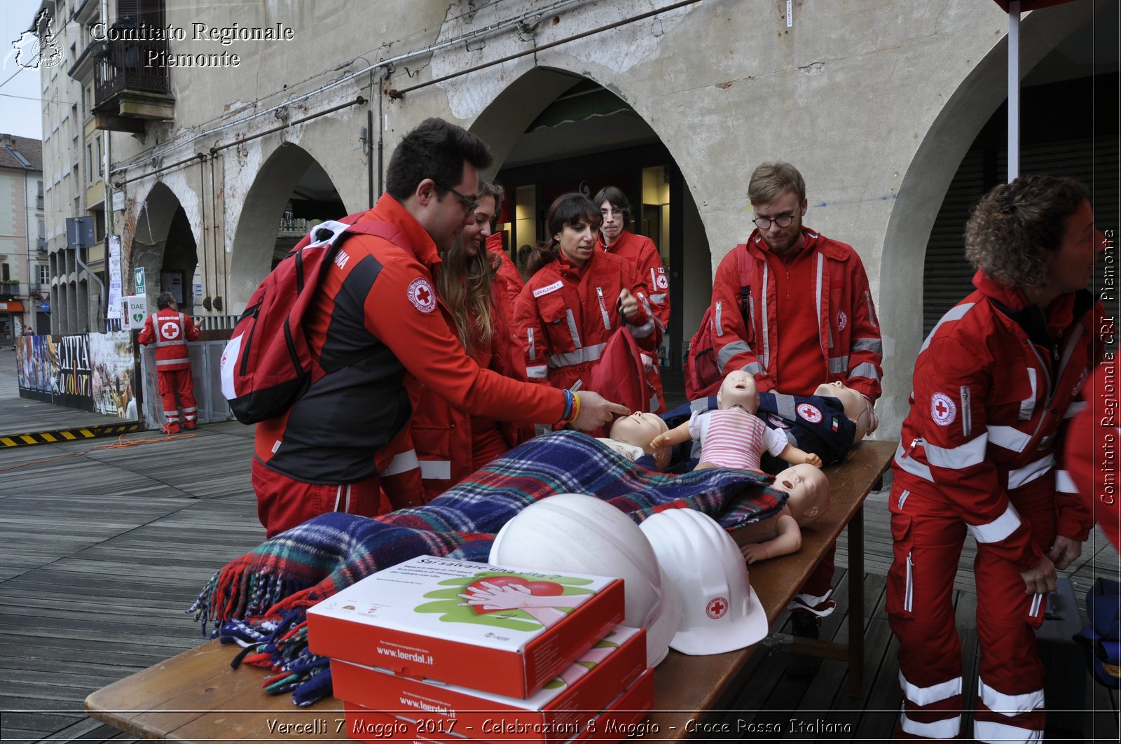 Vercelli 7 Maggio 2017 - Celebrazioni 8 Maggio 2.017 - Croce Rossa Italiana- Comitato Regionale del Piemonte