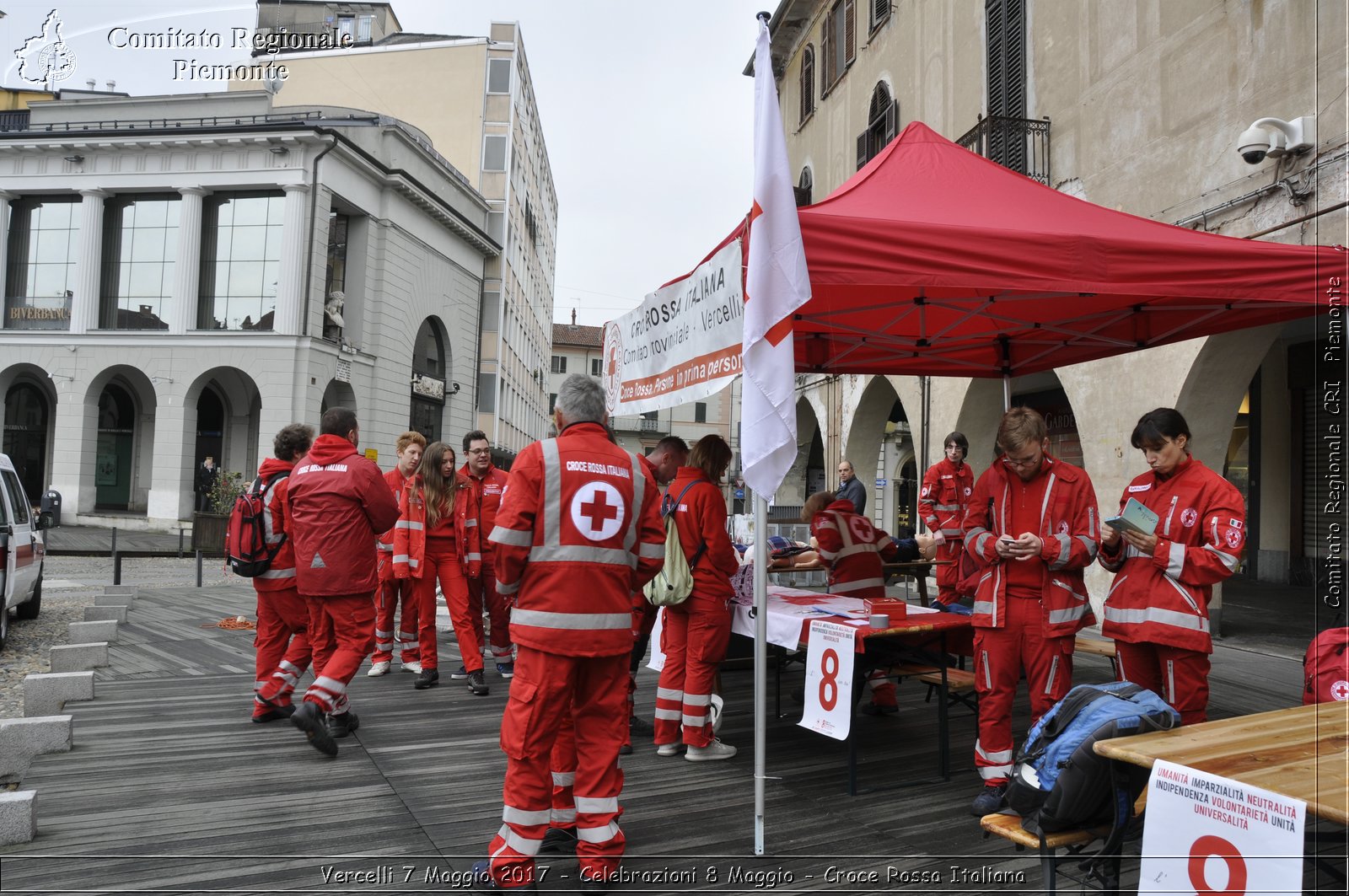 Vercelli 7 Maggio 2017 - Celebrazioni 8 Maggio 2.017 - Croce Rossa Italiana- Comitato Regionale del Piemonte