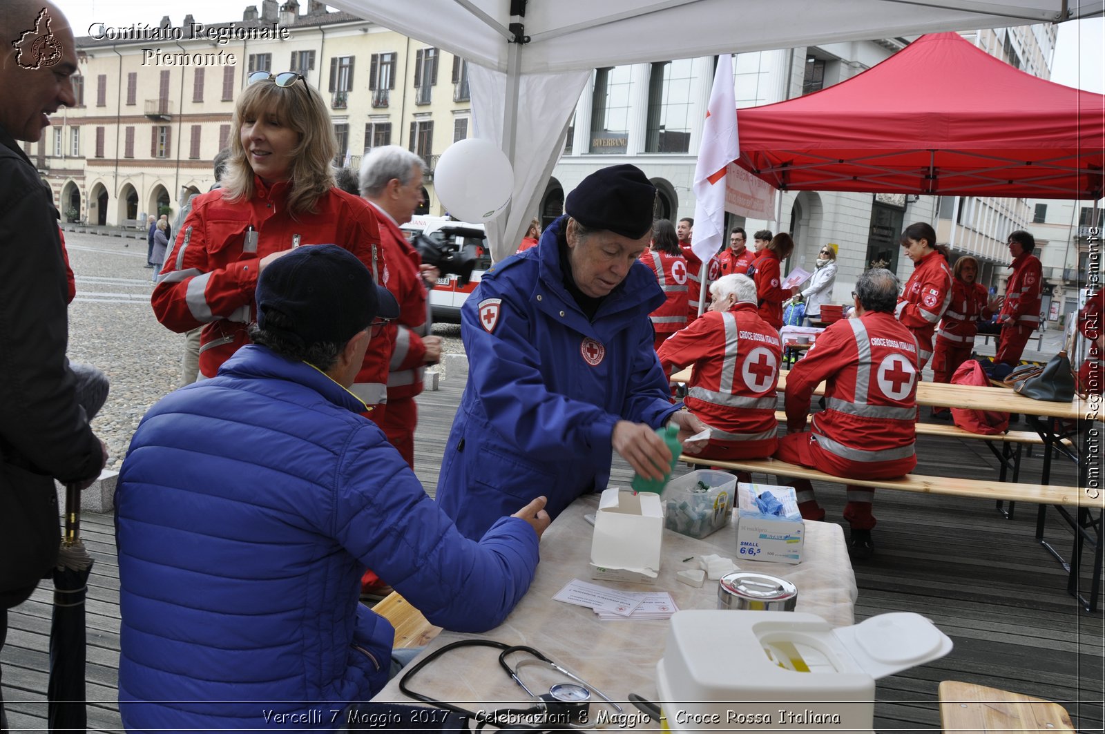 Vercelli 7 Maggio 2017 - Celebrazioni 8 Maggio 2.017 - Croce Rossa Italiana- Comitato Regionale del Piemonte