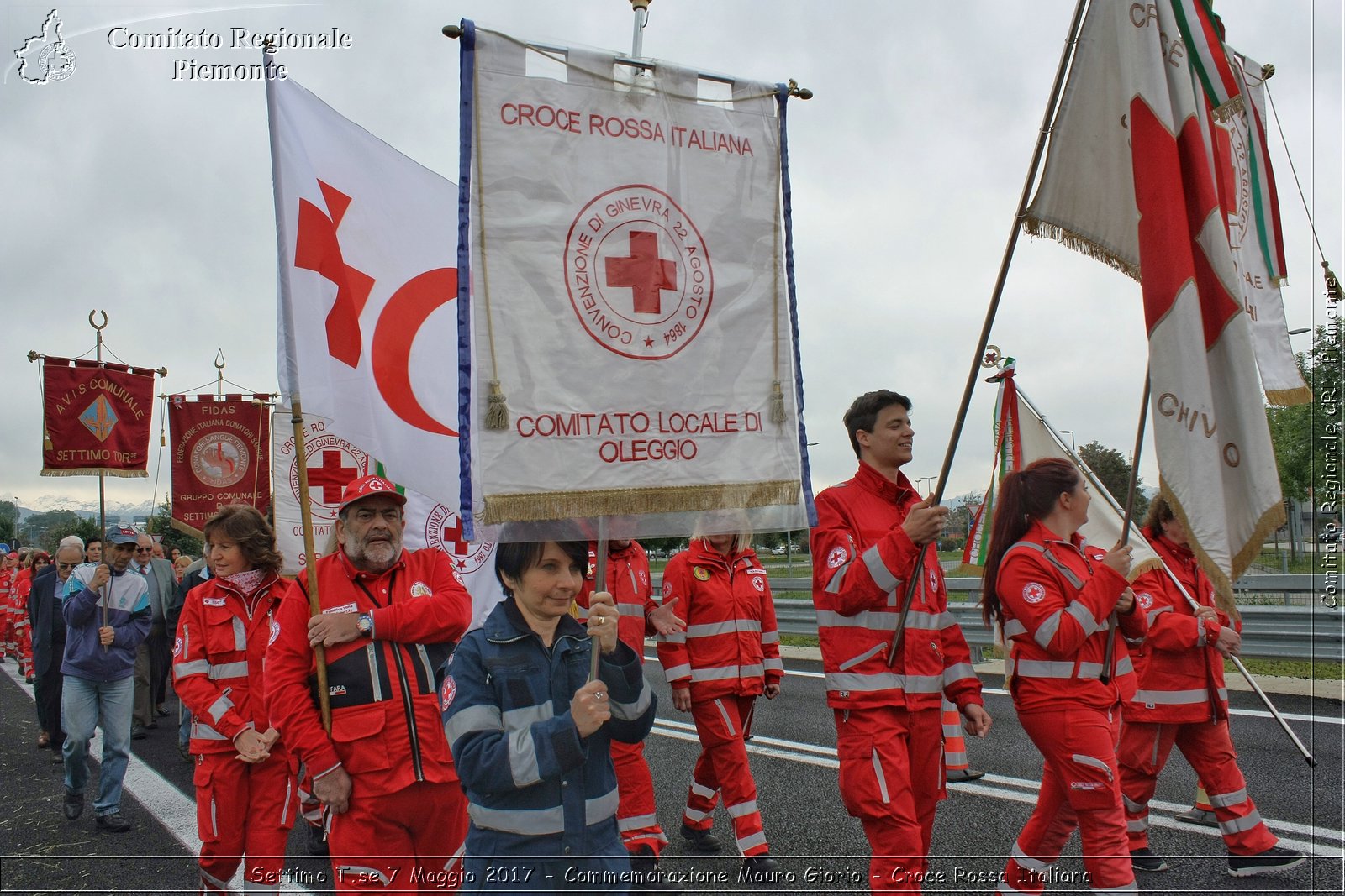 Settimo T.se 7 Maggio 2017 - Commemorazione Mauro Giorio - Croce Rossa Italiana- Comitato Regionale del Piemonte