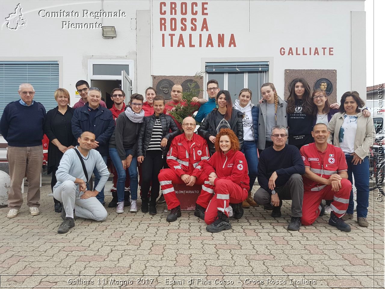 Galliate 11 Maggio 2017 - Esami di Fine Corso - Croce Rossa Italiana- Comitato Regionale del Piemonte