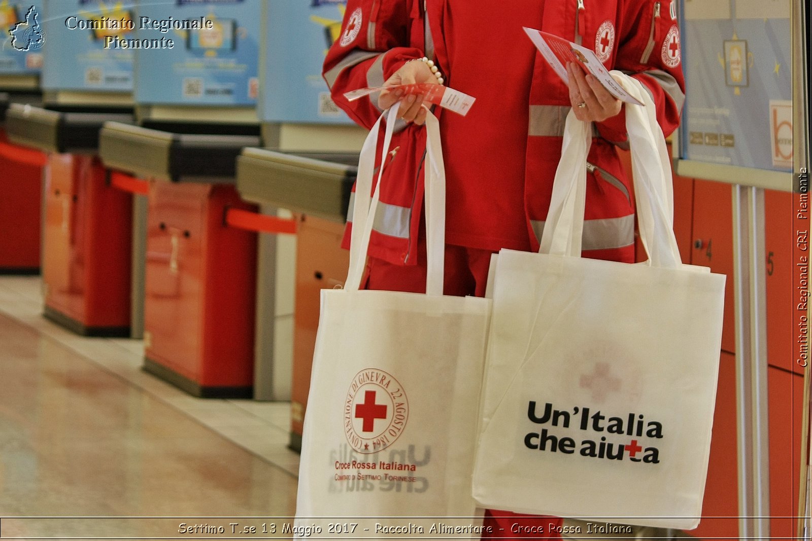 Settimo T.se 13 Maggio 2017 - Raccolta Alimentare - Croce Rossa Italiana- Comitato Regionale del Piemonte