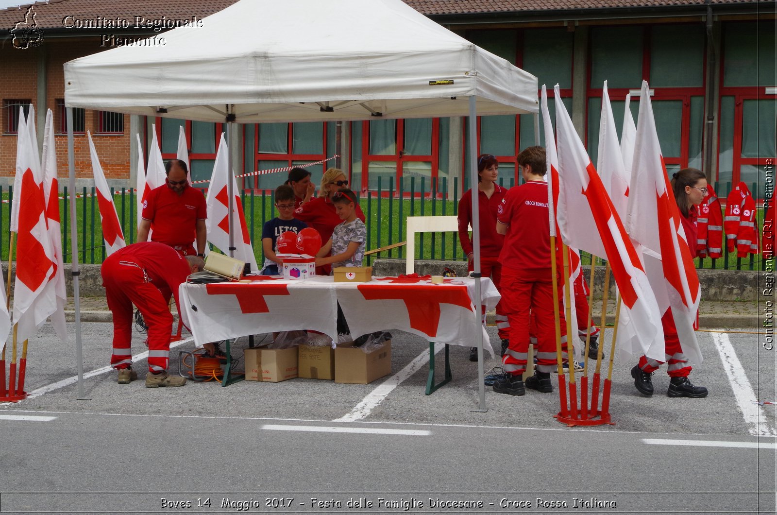 Boves 14  Maggio 2017 - Festa delle Famiglie Diocesane - Croce Rossa Italiana- Comitato Regionale del Piemonte