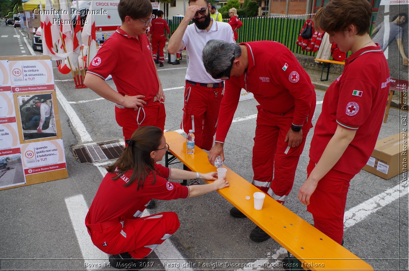 Boves 14  Maggio 2017 - Festa delle Famiglie Diocesane - Croce Rossa Italiana- Comitato Regionale del Piemonte