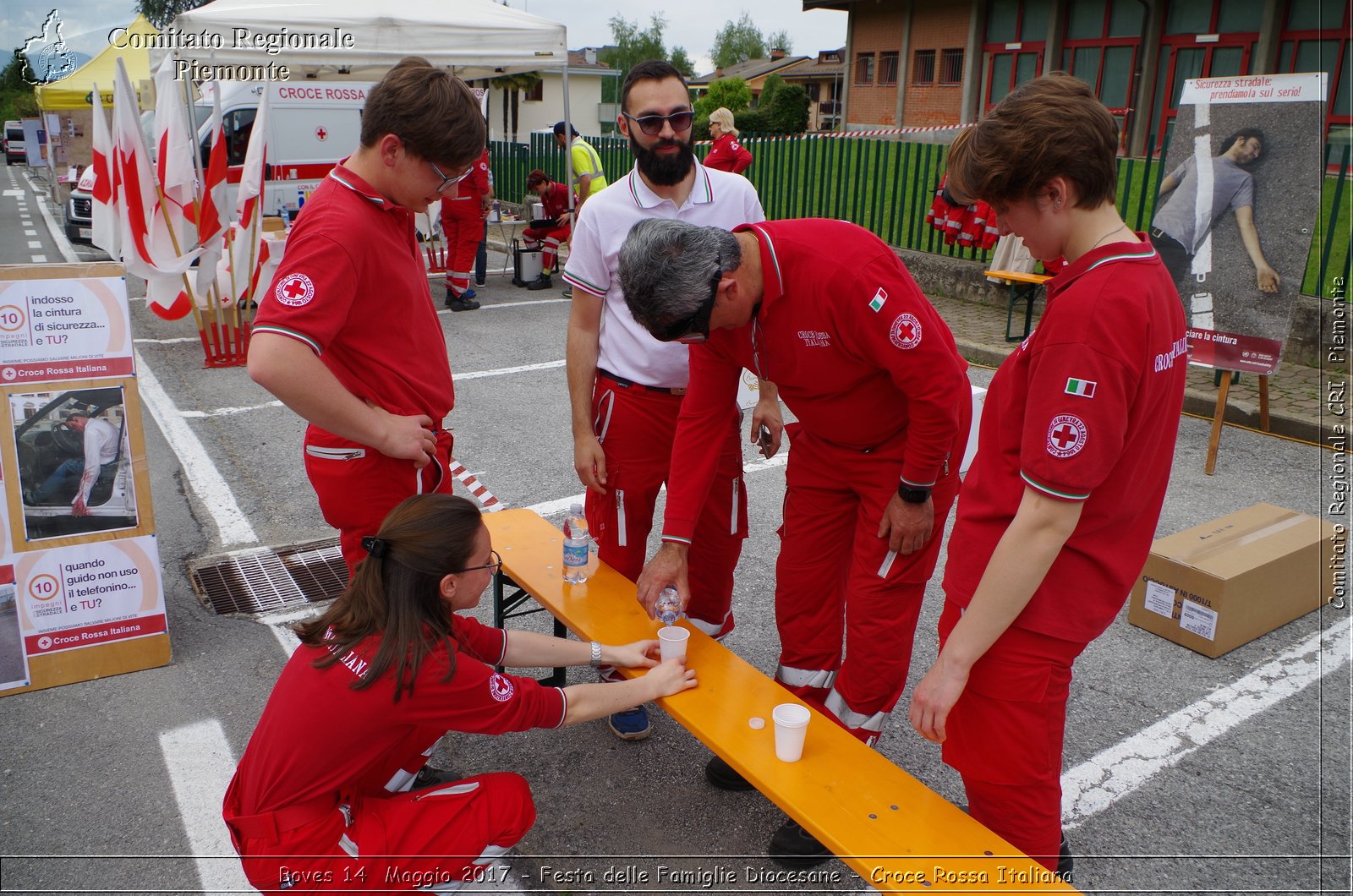 Boves 14  Maggio 2017 - Festa delle Famiglie Diocesane - Croce Rossa Italiana- Comitato Regionale del Piemonte