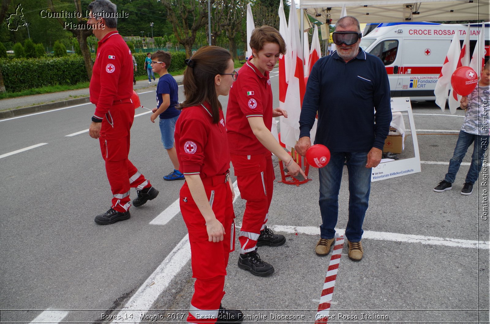 Boves 14  Maggio 2017 - Festa delle Famiglie Diocesane - Croce Rossa Italiana- Comitato Regionale del Piemonte