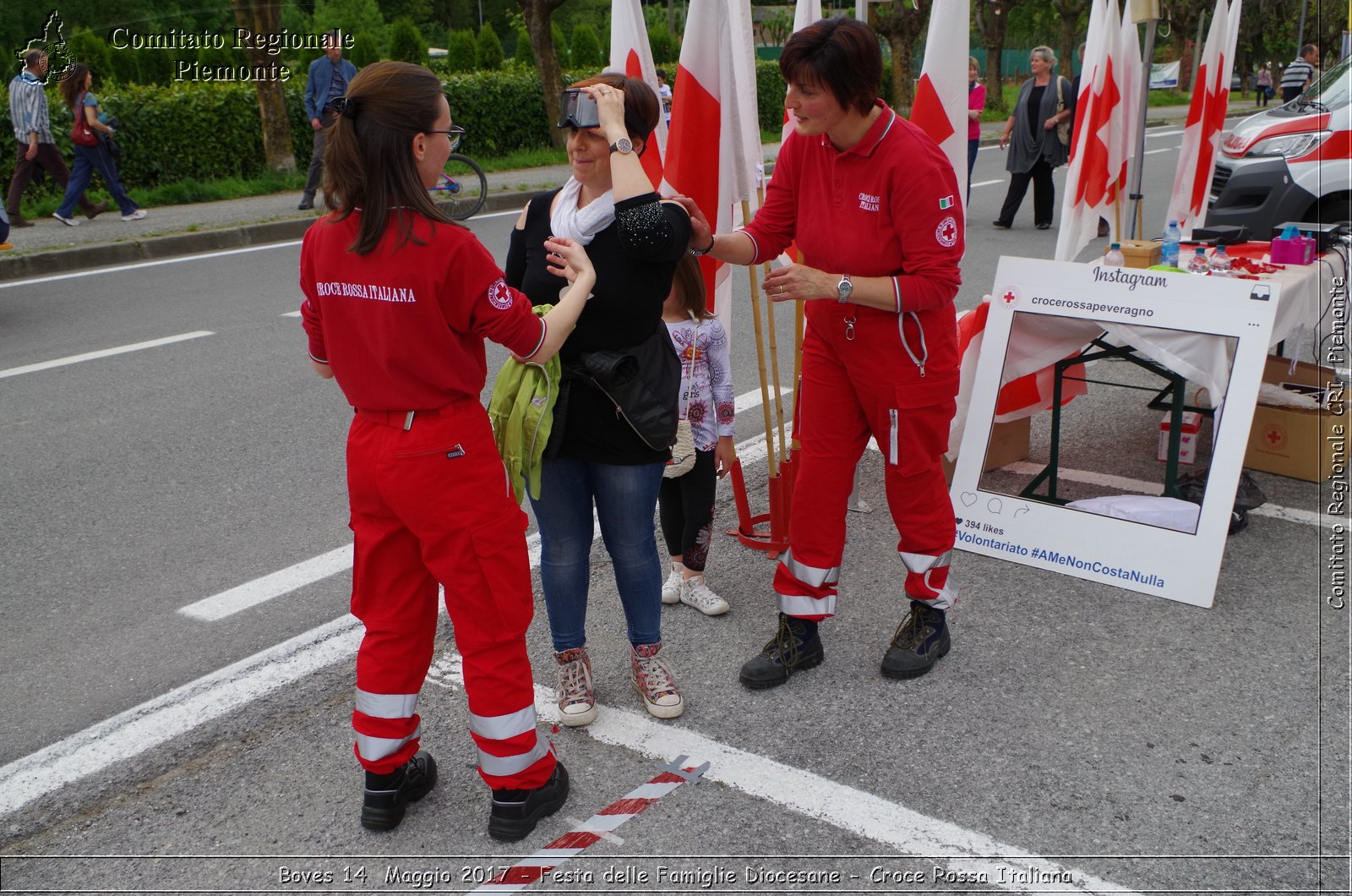 Boves 14  Maggio 2017 - Festa delle Famiglie Diocesane - Croce Rossa Italiana- Comitato Regionale del Piemonte