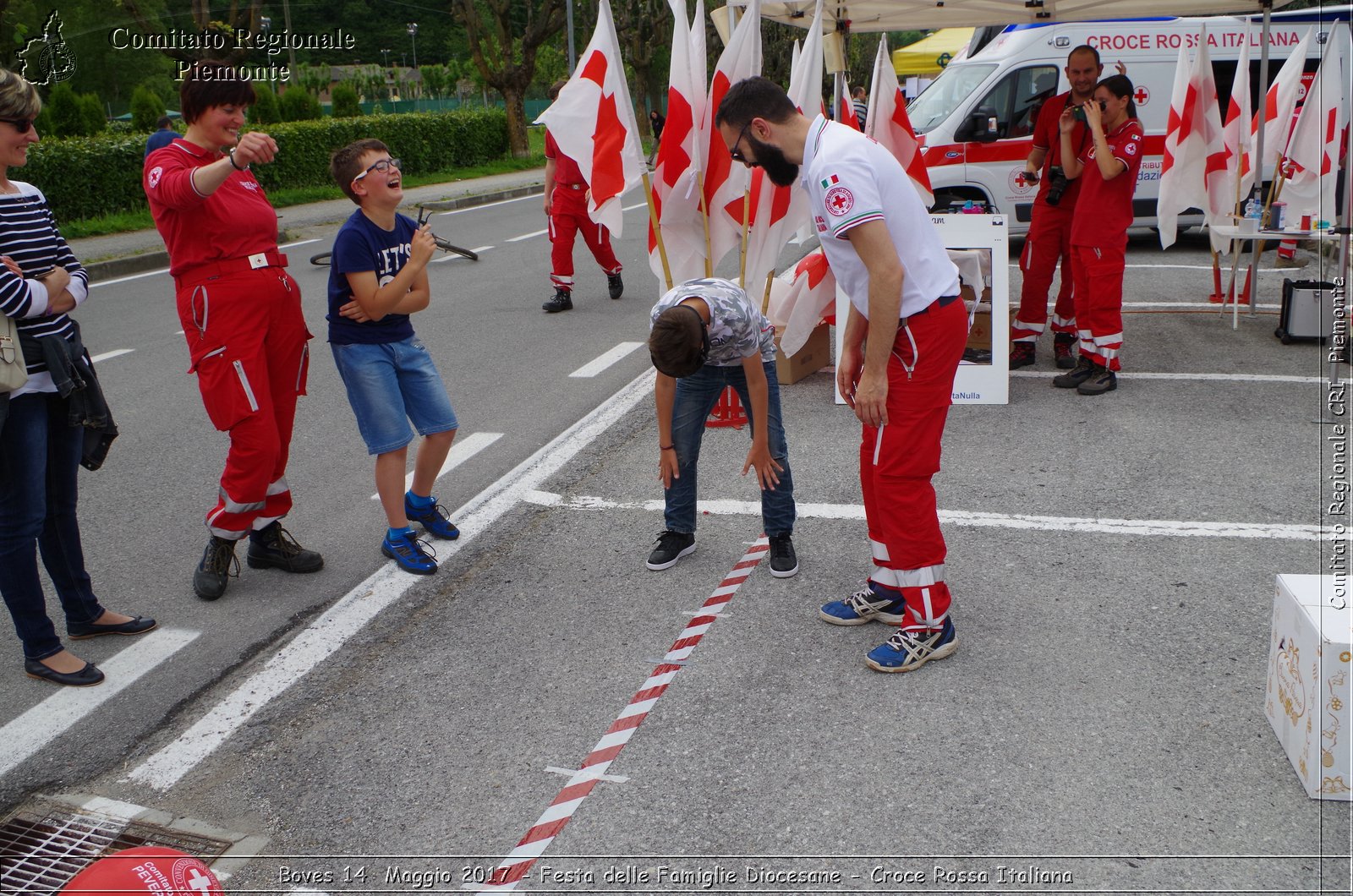 Boves 14  Maggio 2017 - Festa delle Famiglie Diocesane - Croce Rossa Italiana- Comitato Regionale del Piemonte