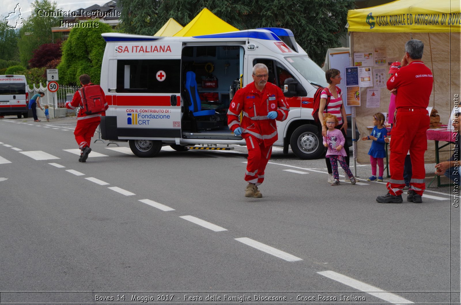 Boves 14  Maggio 2017 - Festa delle Famiglie Diocesane - Croce Rossa Italiana- Comitato Regionale del Piemonte