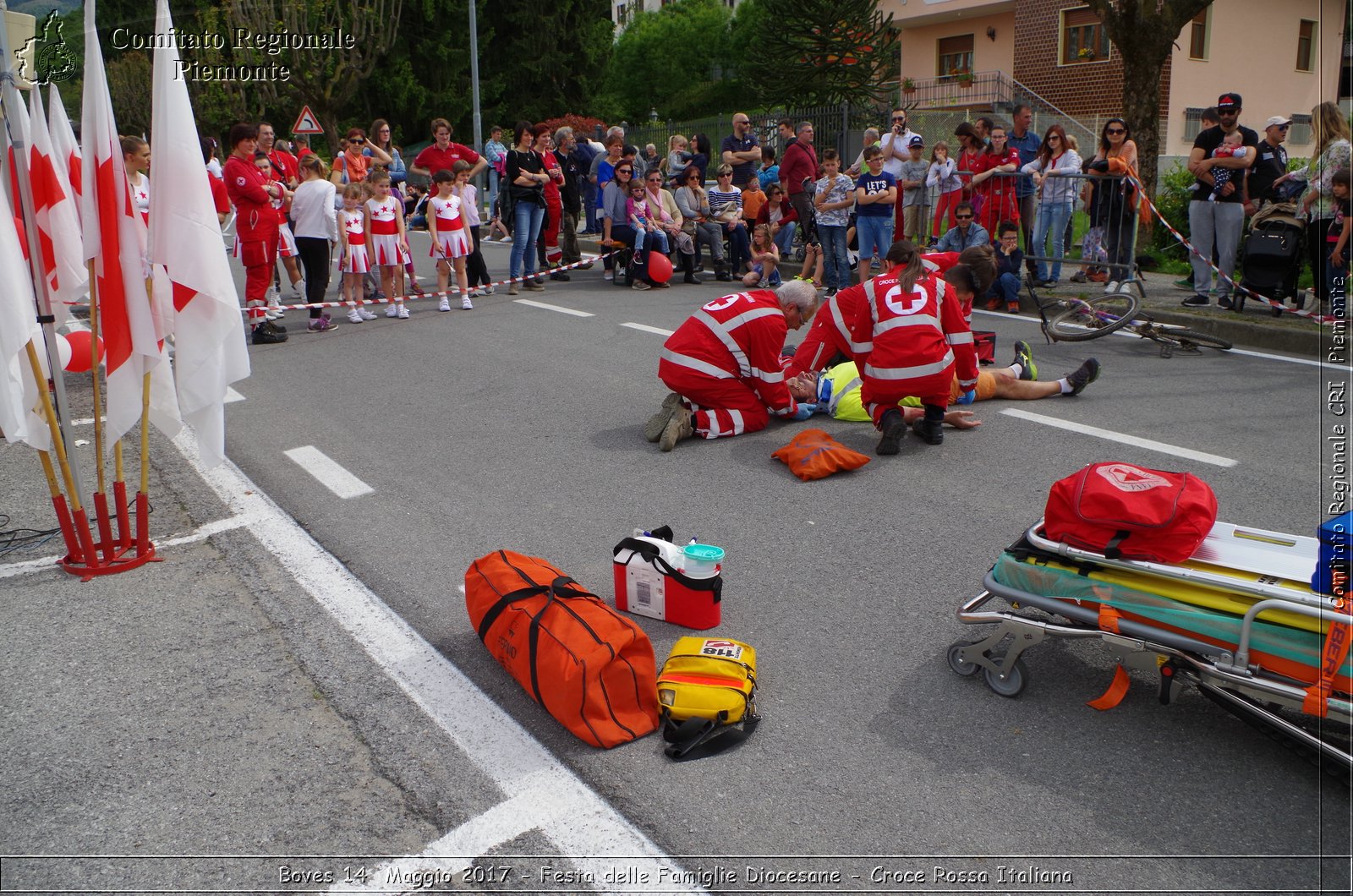 Boves 14  Maggio 2017 - Festa delle Famiglie Diocesane - Croce Rossa Italiana- Comitato Regionale del Piemonte