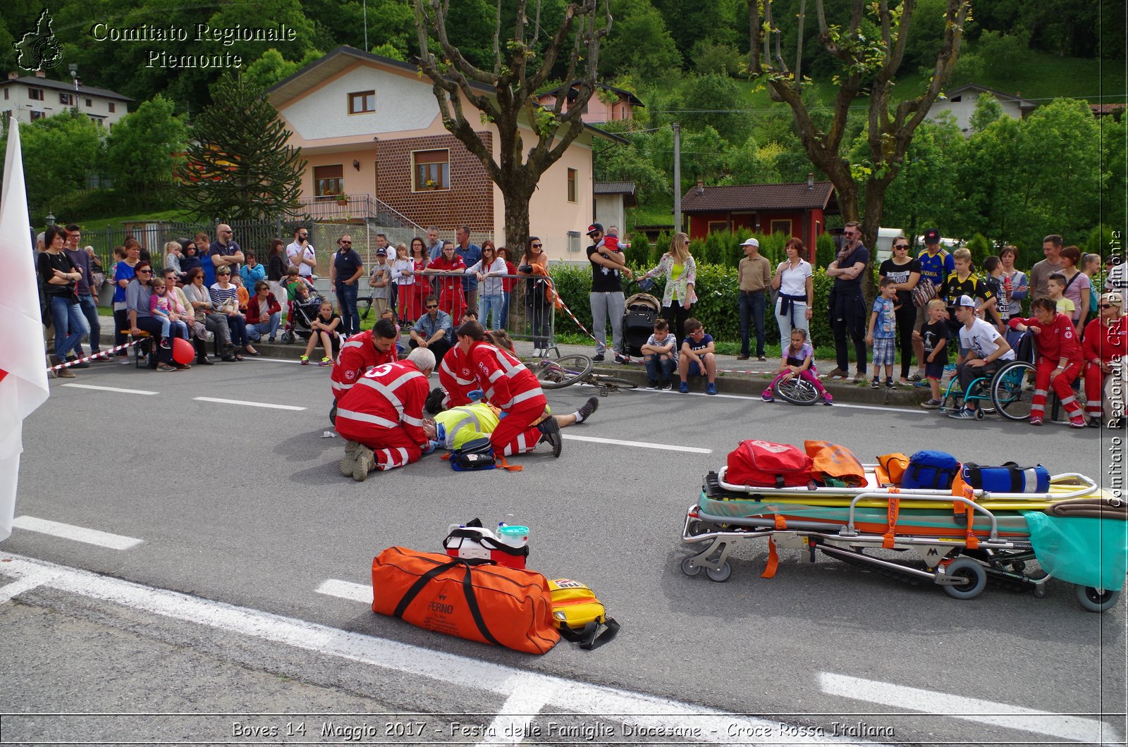 Boves 14  Maggio 2017 - Festa delle Famiglie Diocesane - Croce Rossa Italiana- Comitato Regionale del Piemonte