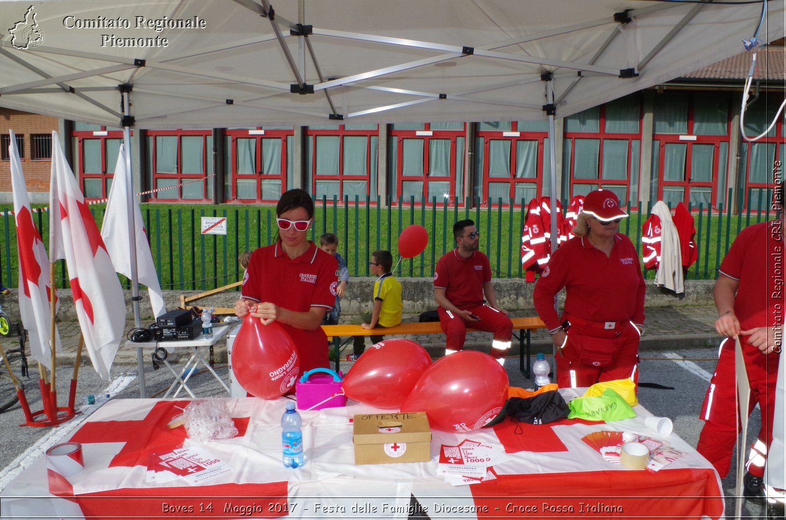 Boves 14  Maggio 2017 - Festa delle Famiglie Diocesane - Croce Rossa Italiana- Comitato Regionale del Piemonte