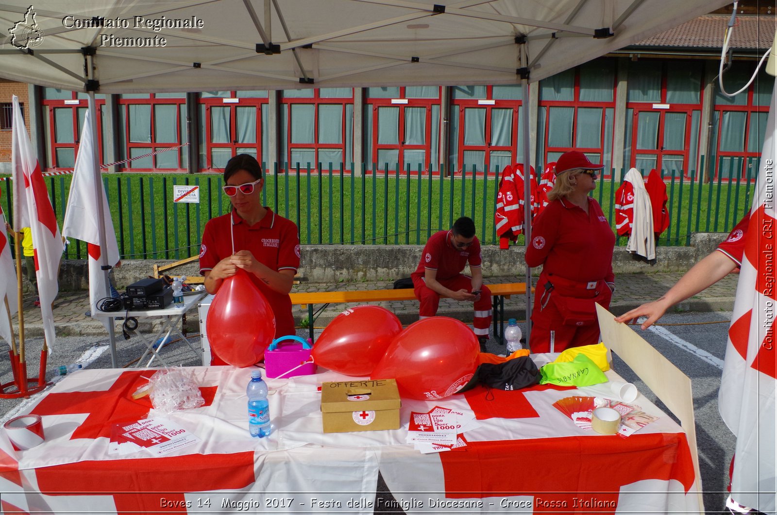 Boves 14  Maggio 2017 - Festa delle Famiglie Diocesane - Croce Rossa Italiana- Comitato Regionale del Piemonte