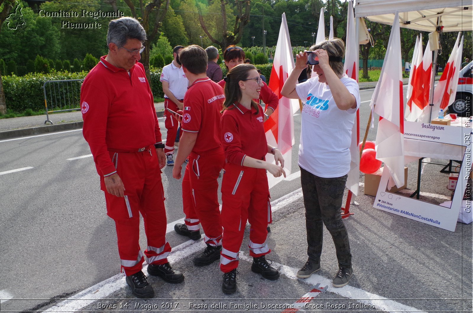 Boves 14  Maggio 2017 - Festa delle Famiglie Diocesane - Croce Rossa Italiana- Comitato Regionale del Piemonte