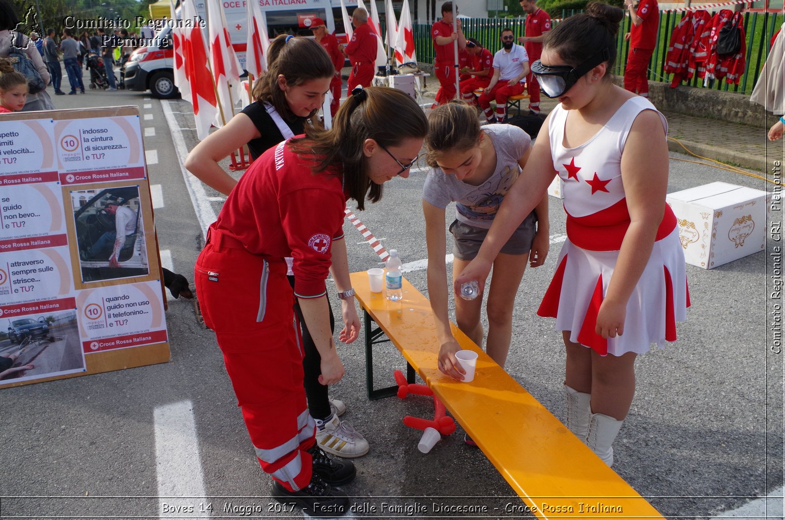 Boves 14  Maggio 2017 - Festa delle Famiglie Diocesane - Croce Rossa Italiana- Comitato Regionale del Piemonte