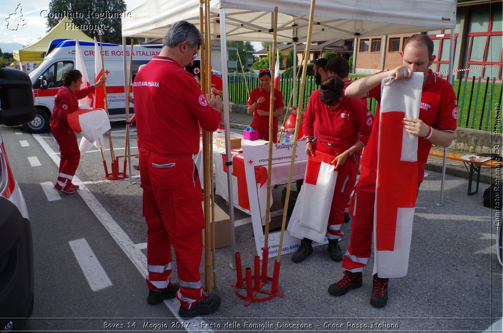 Boves 14  Maggio 2017 - Festa delle Famiglie Diocesane - Croce Rossa Italiana- Comitato Regionale del Piemonte