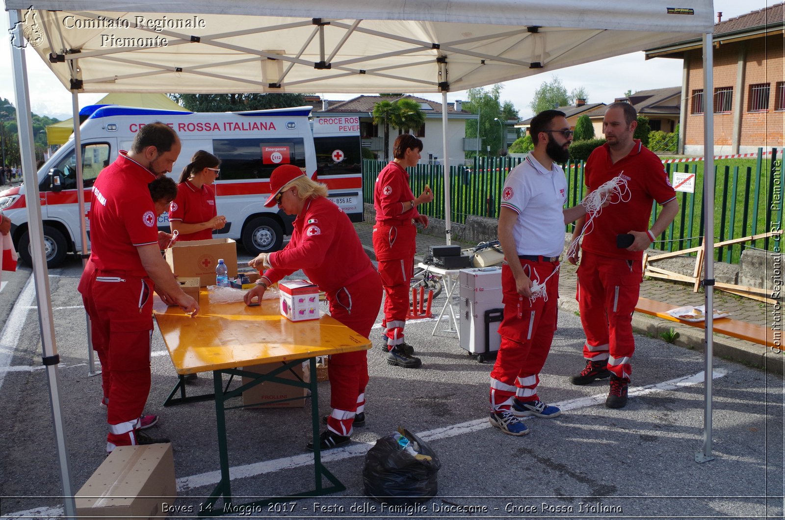 Boves 14  Maggio 2017 - Festa delle Famiglie Diocesane - Croce Rossa Italiana- Comitato Regionale del Piemonte