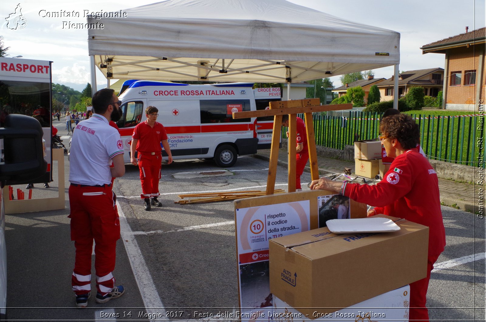 Boves 14  Maggio 2017 - Festa delle Famiglie Diocesane - Croce Rossa Italiana- Comitato Regionale del Piemonte