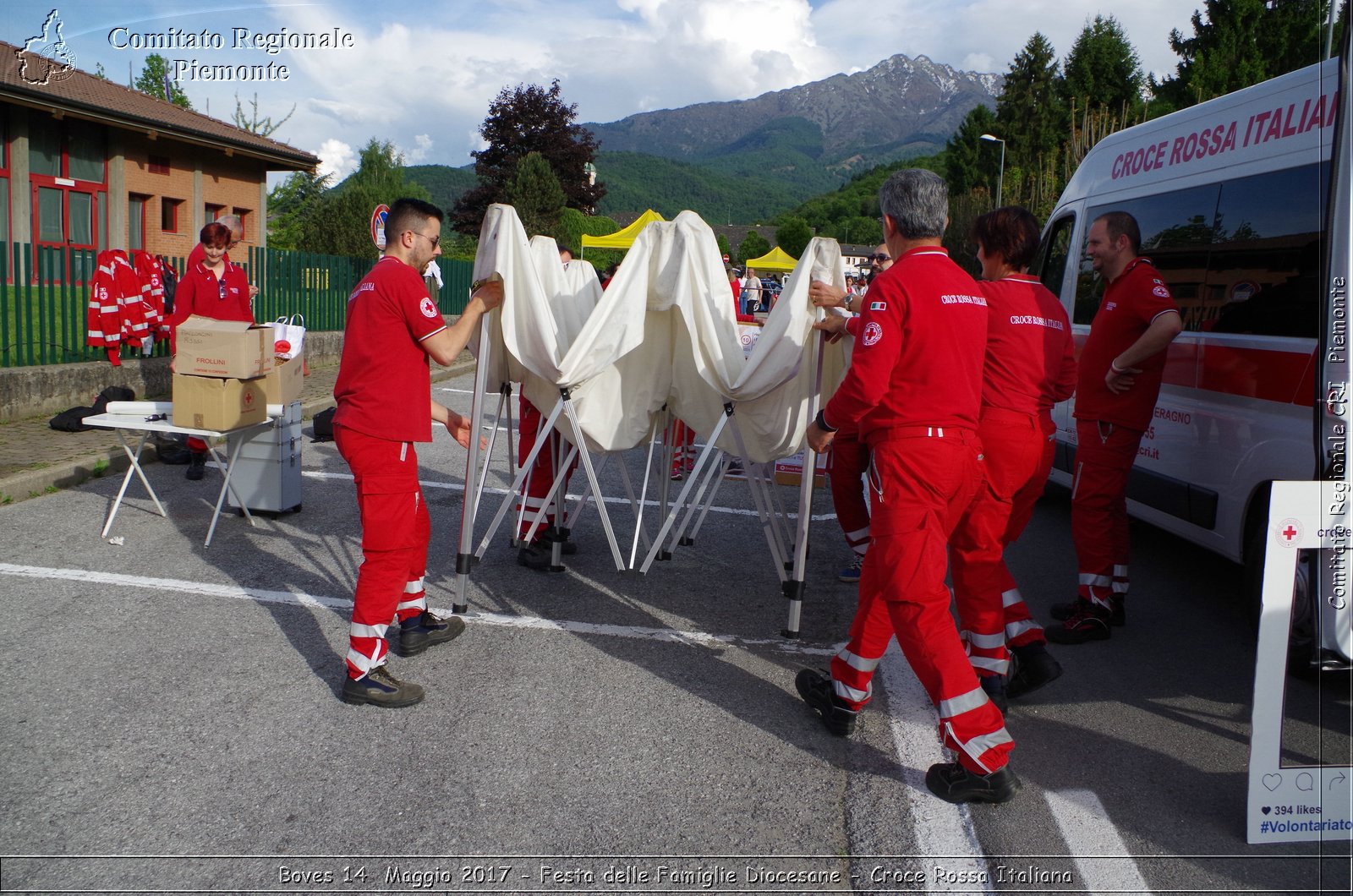 Boves 14  Maggio 2017 - Festa delle Famiglie Diocesane - Croce Rossa Italiana- Comitato Regionale del Piemonte