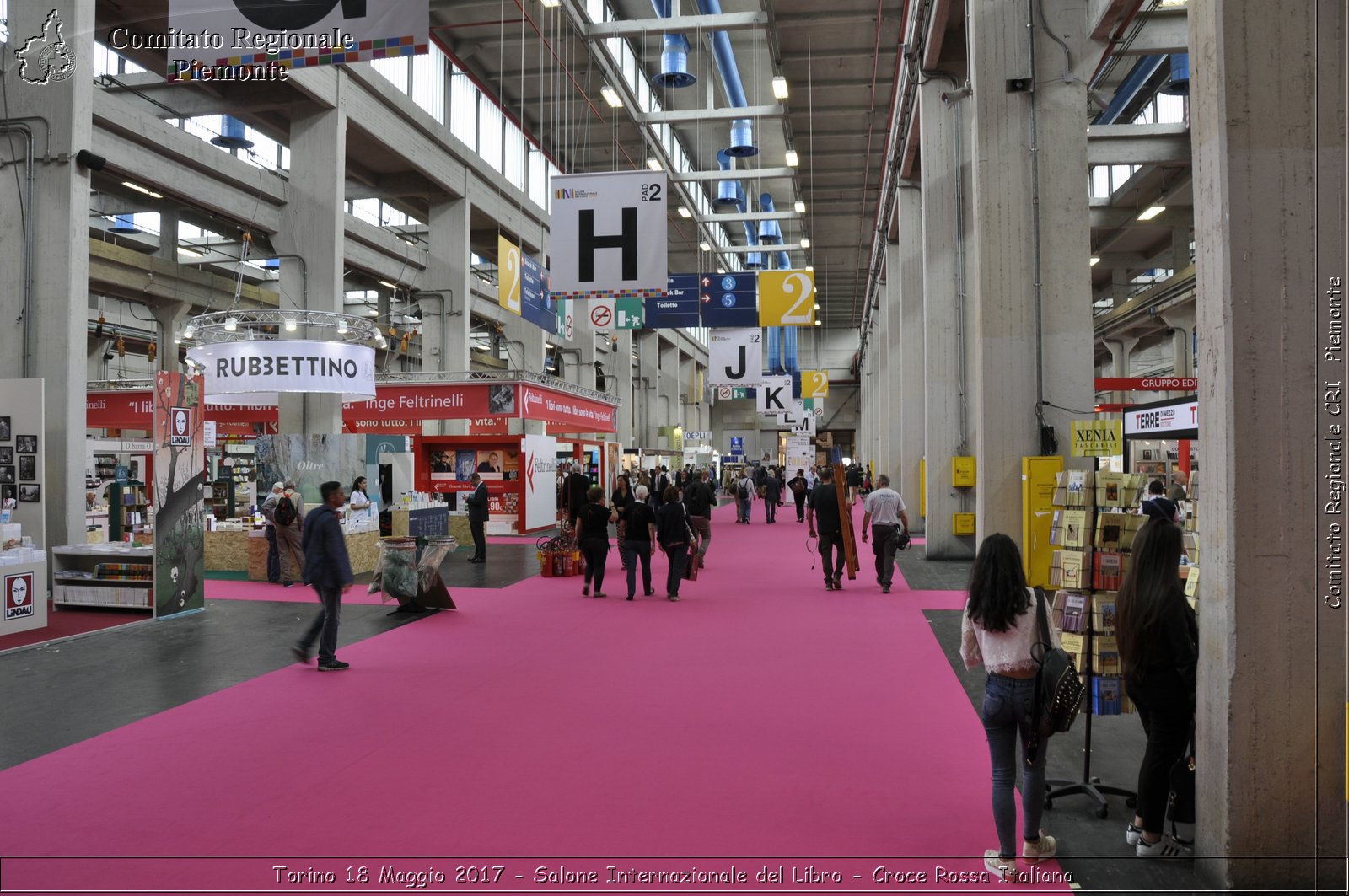 Torino 18 Maggio 2017 - Salone Internazionale del Libro - Croce Rossa Italiana- Comitato Regionale del Piemonte