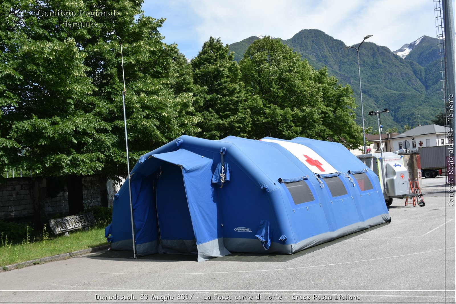 Domodossola 20 Maggio 2017 - La Rossa corre di notte - Croce Rossa Italiana- Comitato Regionale del Piemonte