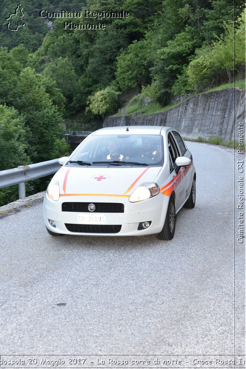 Domodossola 20 Maggio 2017 - La Rossa corre di notte - Croce Rossa Italiana- Comitato Regionale del Piemonte