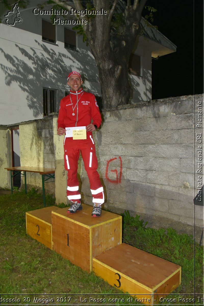 Domodossola 20 Maggio 2017 - La Rossa corre di notte - Croce Rossa Italiana- Comitato Regionale del Piemonte