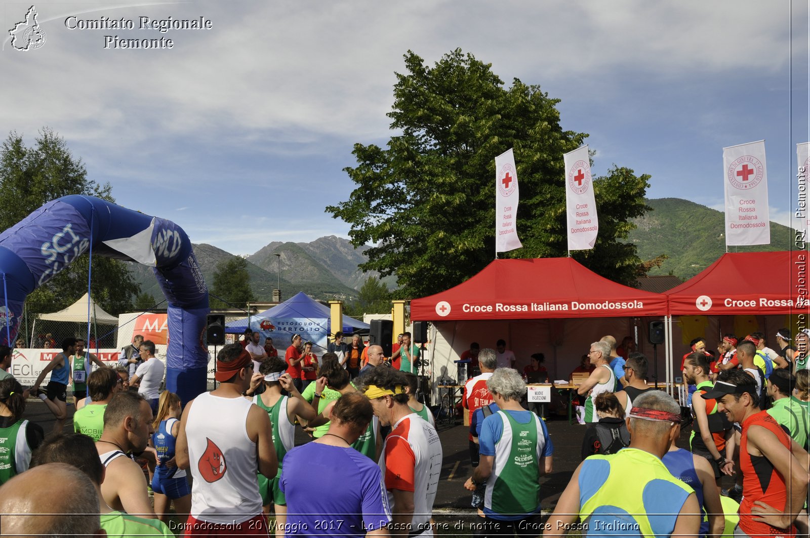 Domodossola 20 Maggio 2017 - La Rossa corre di notte - Croce Rossa Italiana- Comitato Regionale del Piemonte