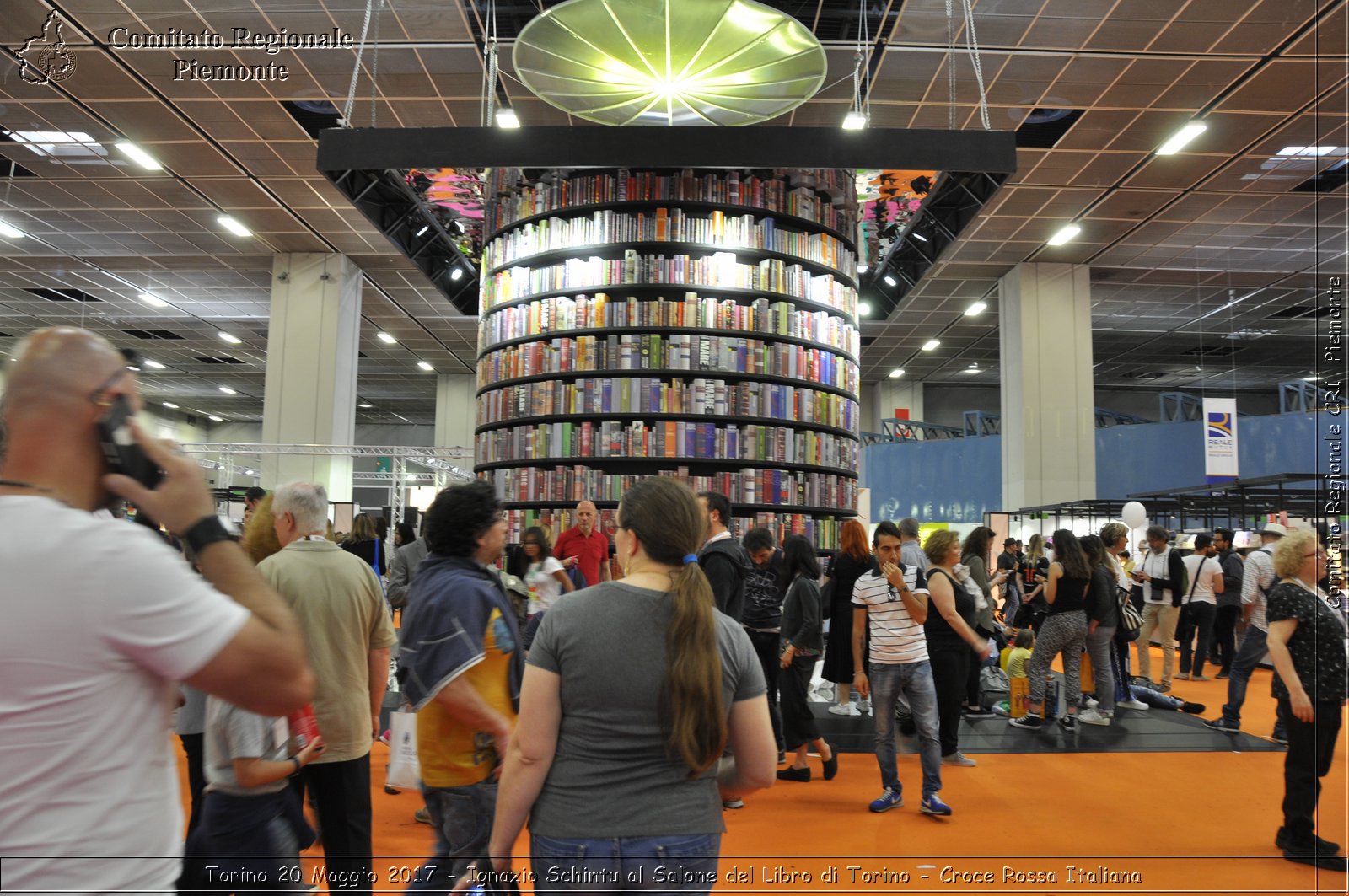 Torino 20 Maggio 2017 - Ignazio Schintu al Salone del Libro di Torino - Croce Rossa Italiana- Comitato Regionale del Piemonte