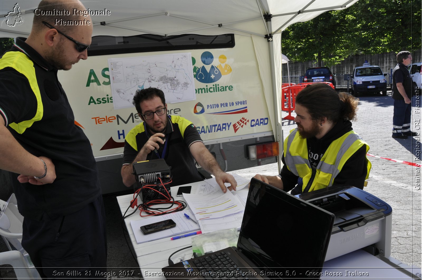 San Gillio 21 Maggio 2017 - Esercitazione Maxiemergenza Rischio Sismico 5.0 - Croce Rossa Italiana- Comitato Regionale del Piemonte