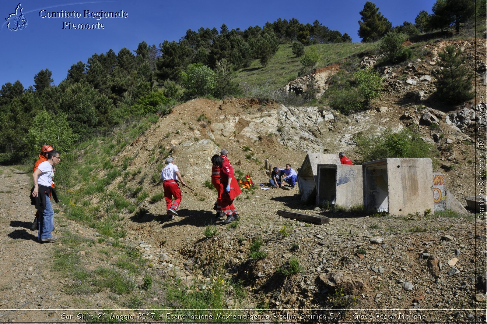 San Gillio 21 Maggio 2017 - Esercitazione Maxiemergenza Rischio Sismico 5.0 - Croce Rossa Italiana- Comitato Regionale del Piemonte