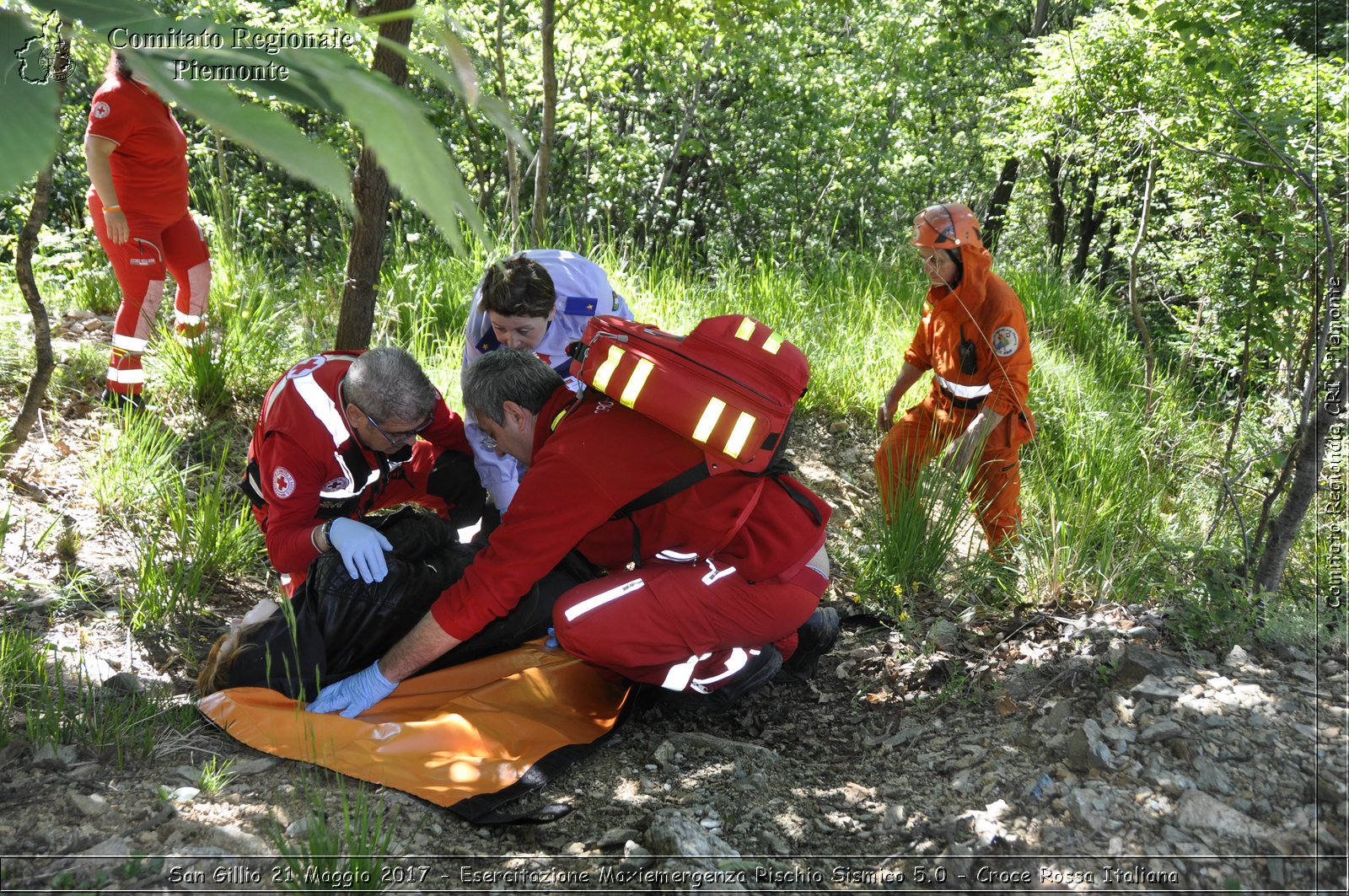 San Gillio 21 Maggio 2017 - Esercitazione Maxiemergenza Rischio Sismico 5.0 - Croce Rossa Italiana- Comitato Regionale del Piemonte