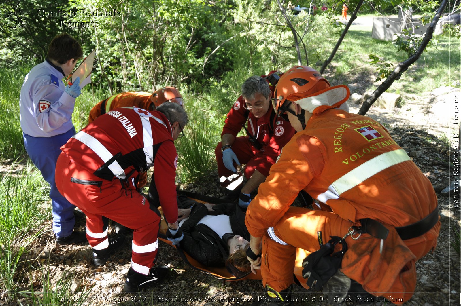 San Gillio 21 Maggio 2017 - Esercitazione Maxiemergenza Rischio Sismico 5.0 - Croce Rossa Italiana- Comitato Regionale del Piemonte