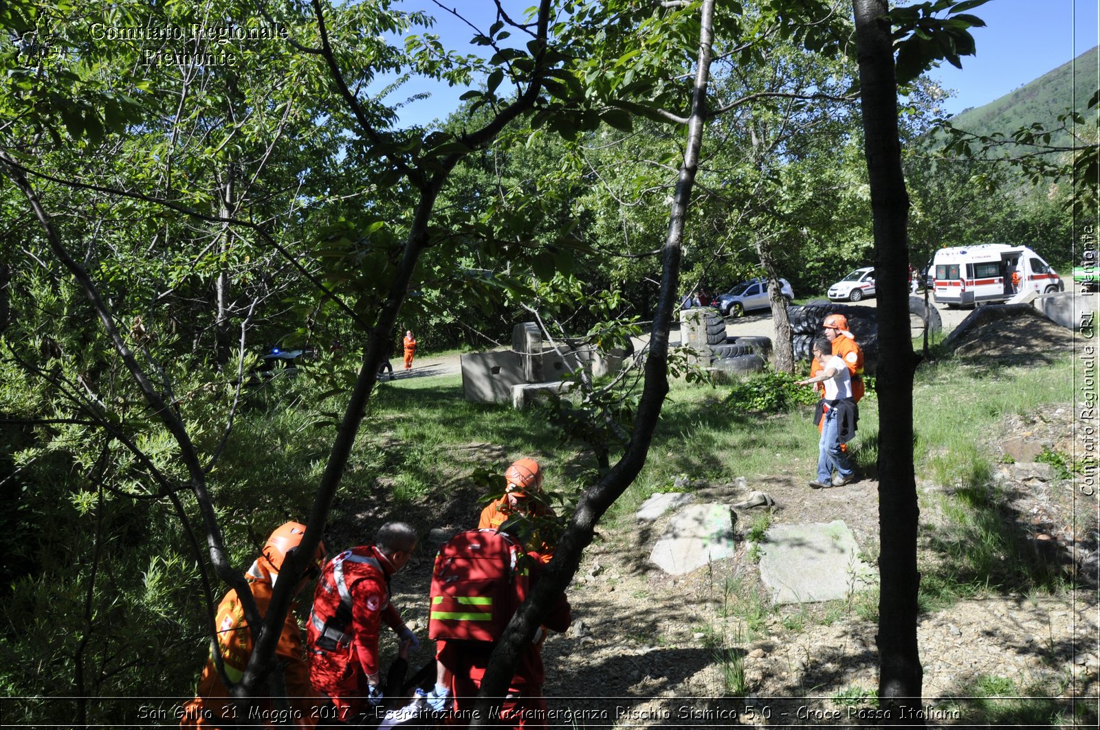 San Gillio 21 Maggio 2017 - Esercitazione Maxiemergenza Rischio Sismico 5.0 - Croce Rossa Italiana- Comitato Regionale del Piemonte