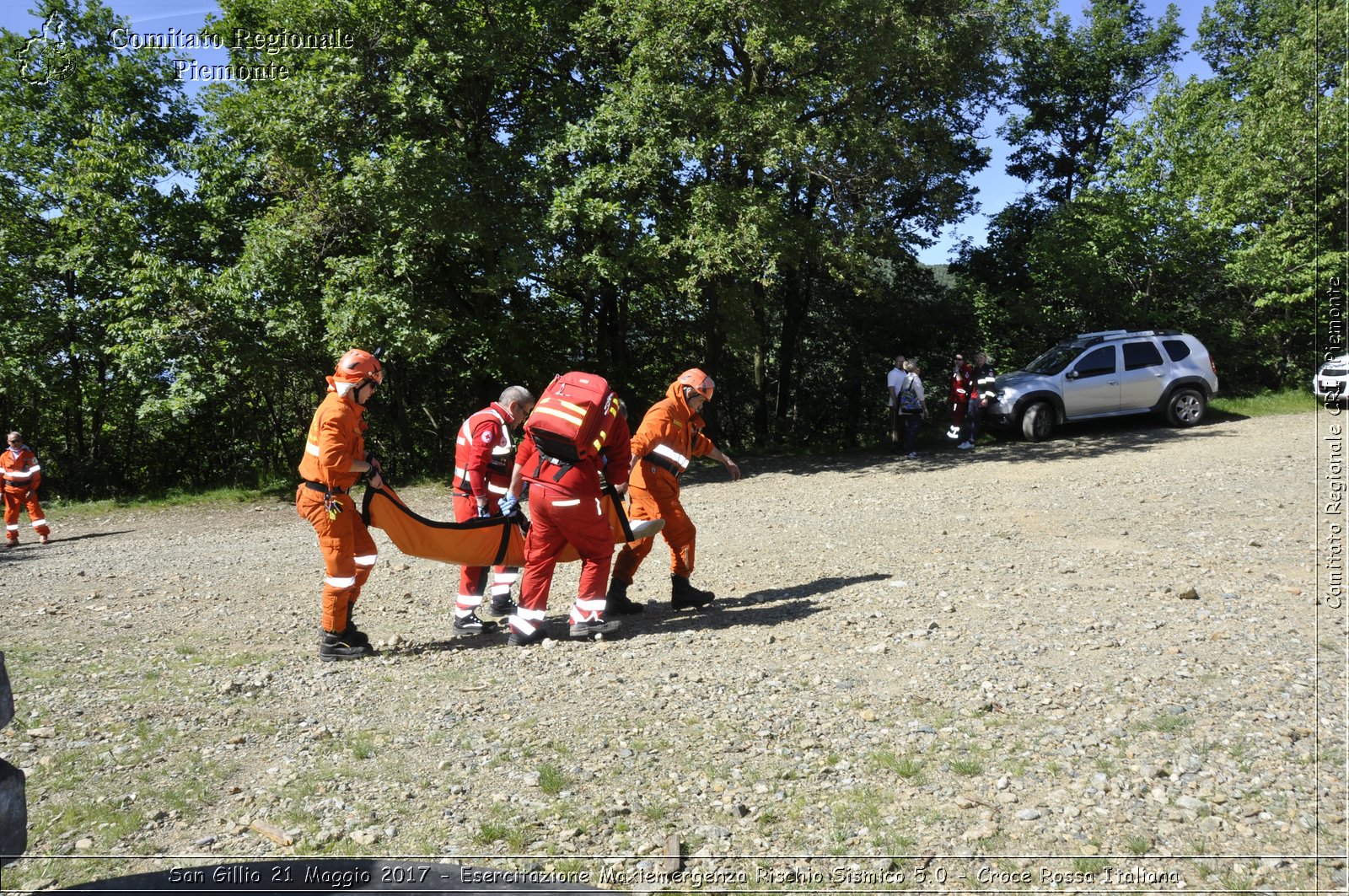 San Gillio 21 Maggio 2017 - Esercitazione Maxiemergenza Rischio Sismico 5.0 - Croce Rossa Italiana- Comitato Regionale del Piemonte