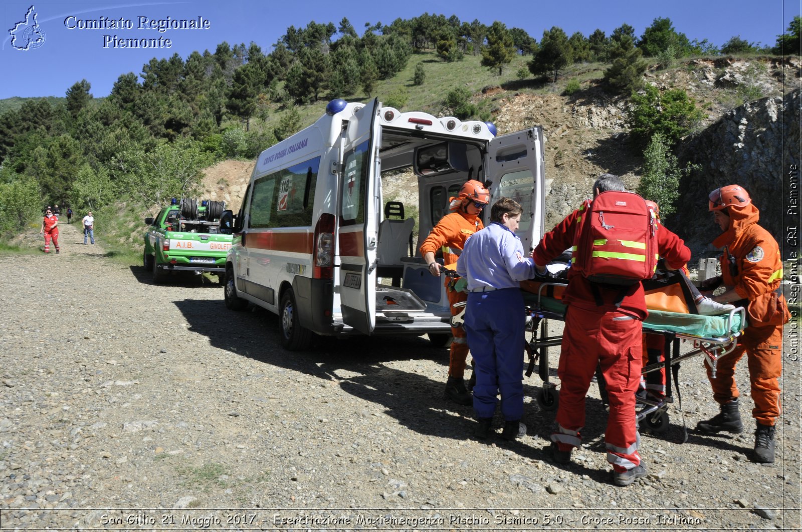 San Gillio 21 Maggio 2017 - Esercitazione Maxiemergenza Rischio Sismico 5.0 - Croce Rossa Italiana- Comitato Regionale del Piemonte