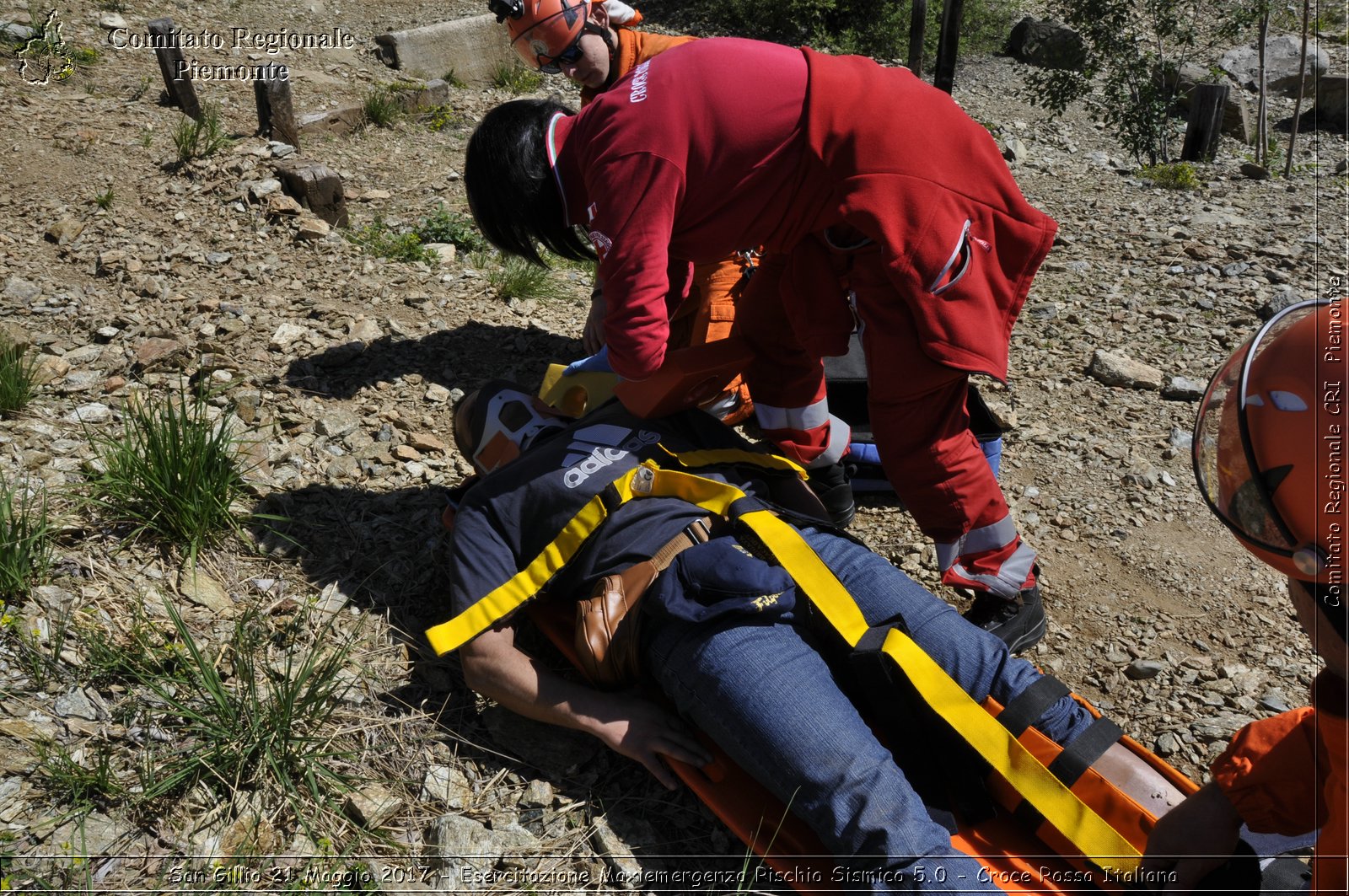 San Gillio 21 Maggio 2017 - Esercitazione Maxiemergenza Rischio Sismico 5.0 - Croce Rossa Italiana- Comitato Regionale del Piemonte