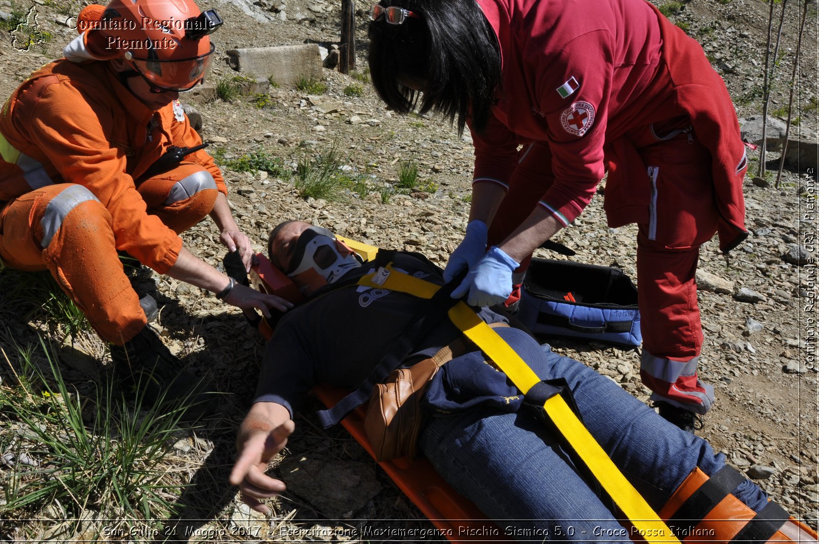 San Gillio 21 Maggio 2017 - Esercitazione Maxiemergenza Rischio Sismico 5.0 - Croce Rossa Italiana- Comitato Regionale del Piemonte