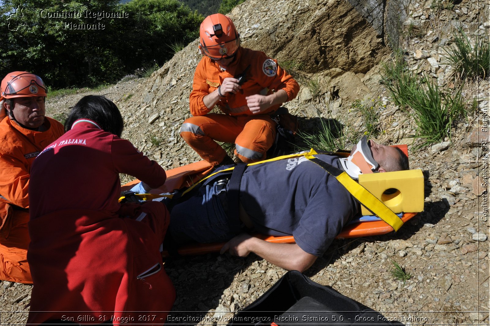 San Gillio 21 Maggio 2017 - Esercitazione Maxiemergenza Rischio Sismico 5.0 - Croce Rossa Italiana- Comitato Regionale del Piemonte