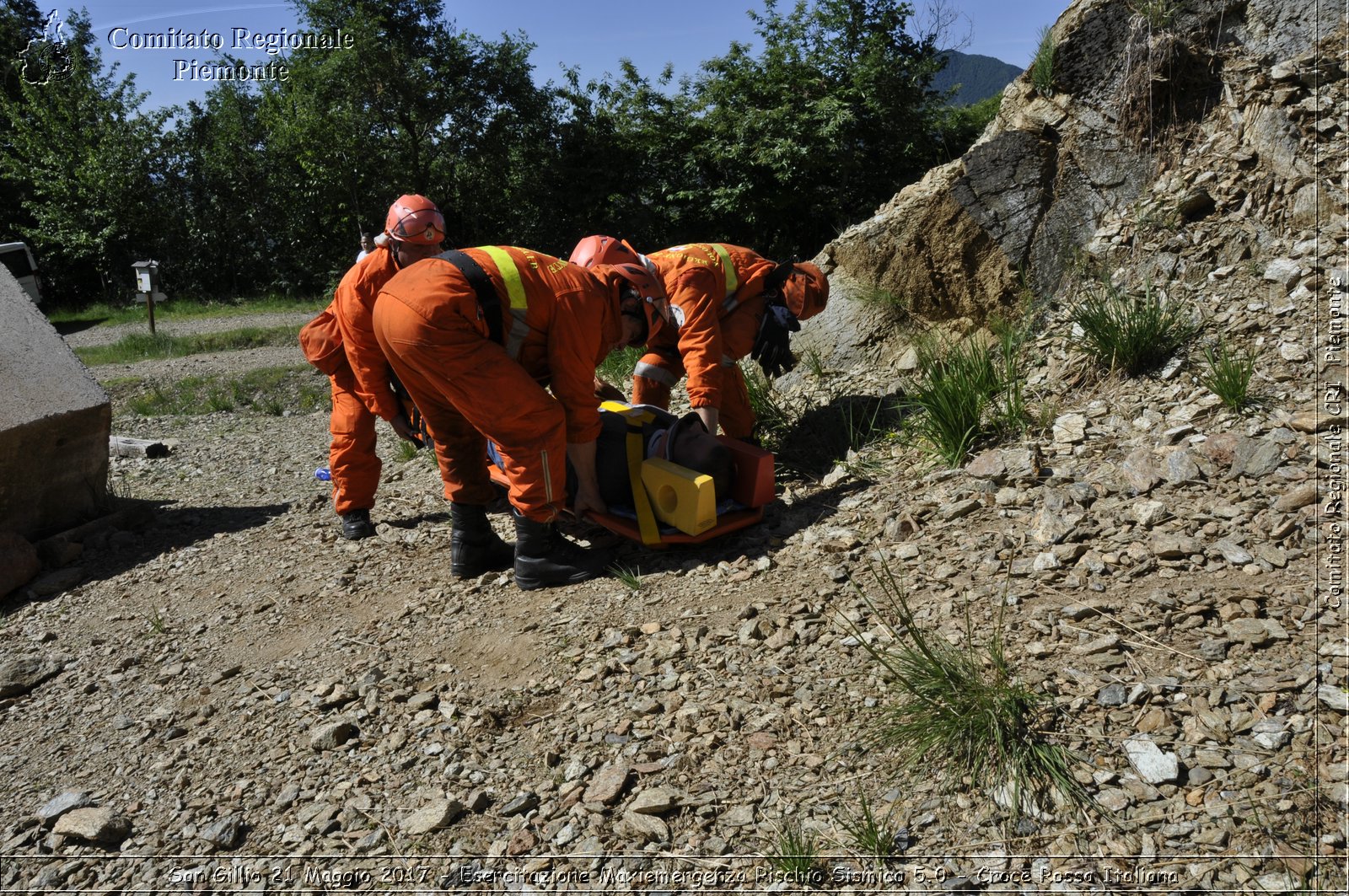 San Gillio 21 Maggio 2017 - Esercitazione Maxiemergenza Rischio Sismico 5.0 - Croce Rossa Italiana- Comitato Regionale del Piemonte