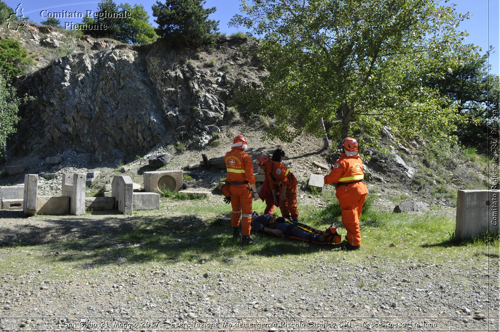 San Gillio 21 Maggio 2017 - Esercitazione Maxiemergenza Rischio Sismico 5.0 - Croce Rossa Italiana- Comitato Regionale del Piemonte