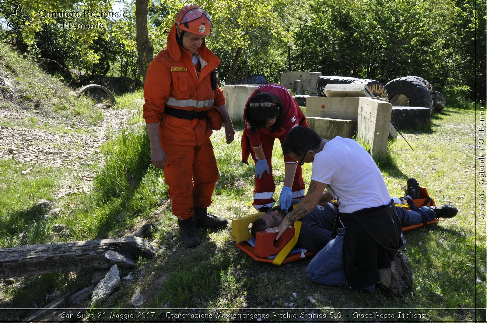 San Gillio 21 Maggio 2017 - Esercitazione Maxiemergenza Rischio Sismico 5.0 - Croce Rossa Italiana- Comitato Regionale del Piemonte