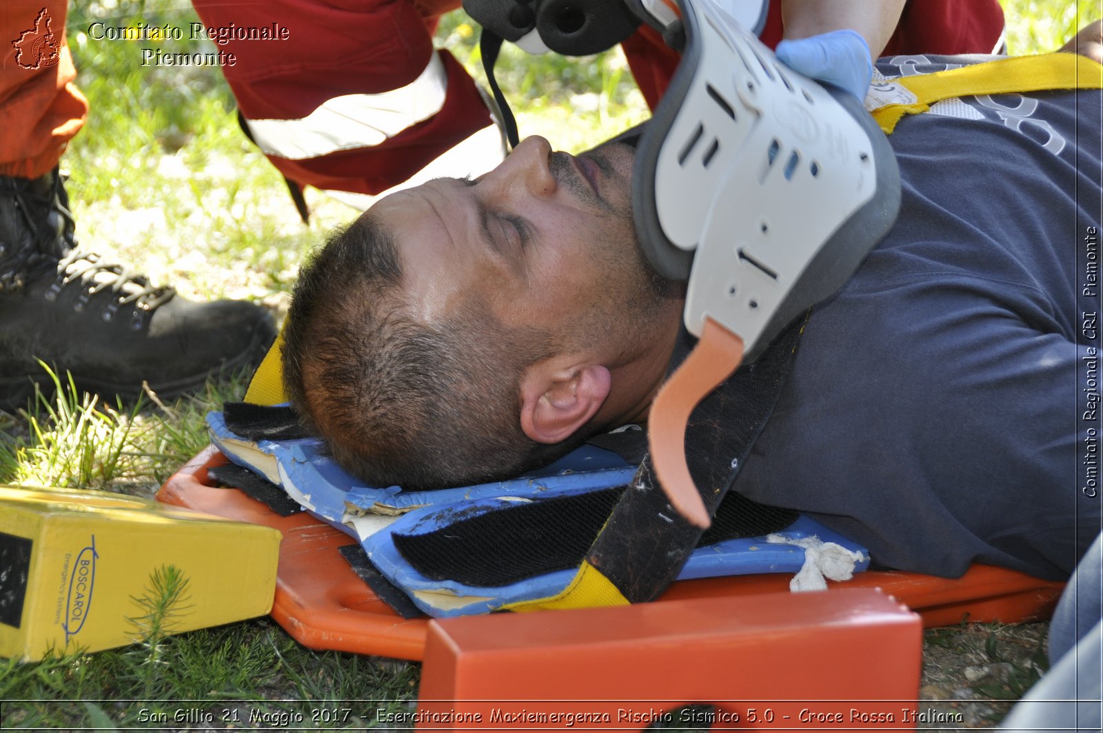 San Gillio 21 Maggio 2017 - Esercitazione Maxiemergenza Rischio Sismico 5.0 - Croce Rossa Italiana- Comitato Regionale del Piemonte