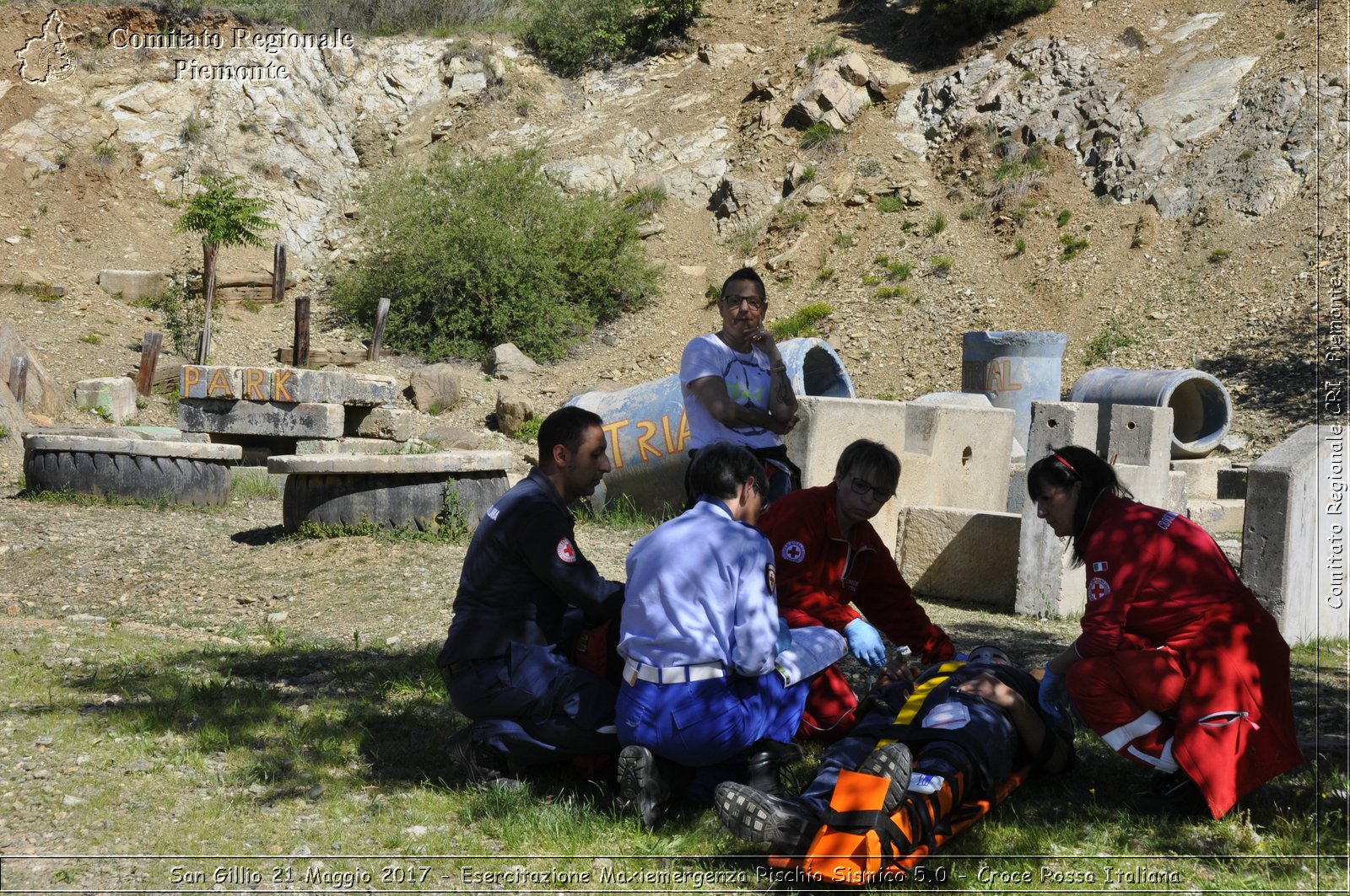 San Gillio 21 Maggio 2017 - Esercitazione Maxiemergenza Rischio Sismico 5.0 - Croce Rossa Italiana- Comitato Regionale del Piemonte