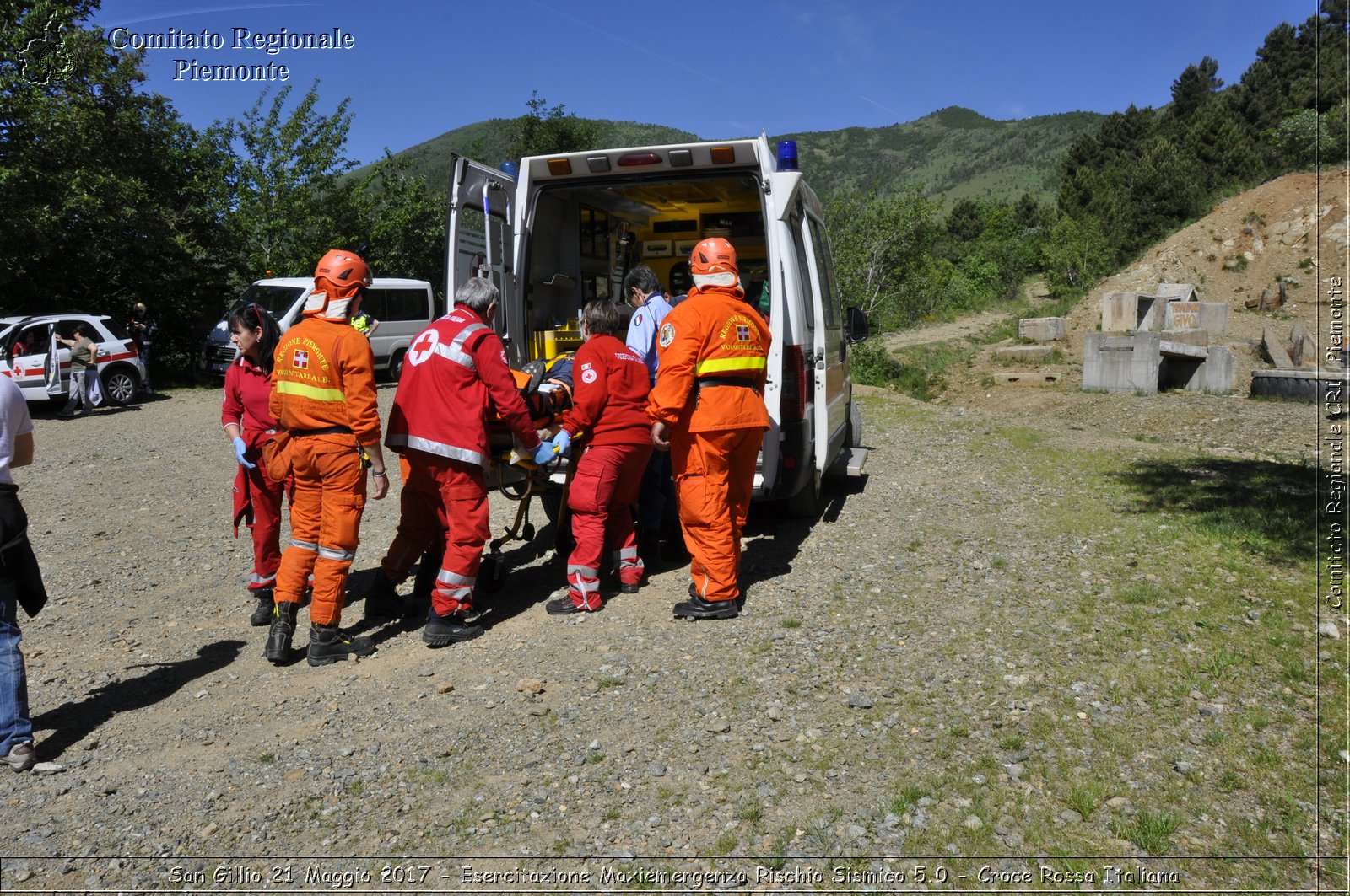 San Gillio 21 Maggio 2017 - Esercitazione Maxiemergenza Rischio Sismico 5.0 - Croce Rossa Italiana- Comitato Regionale del Piemonte